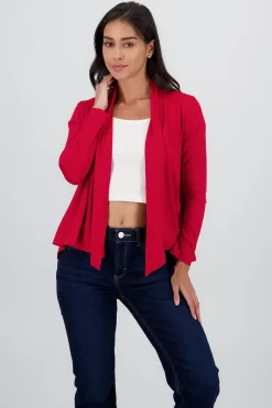 Shasa Cropped Long Sleeve Cardigan