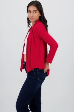 Shasa Cropped Long Sleeve Cardigan
