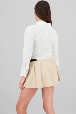 Shasa Cropped Long Sleeve Shirt