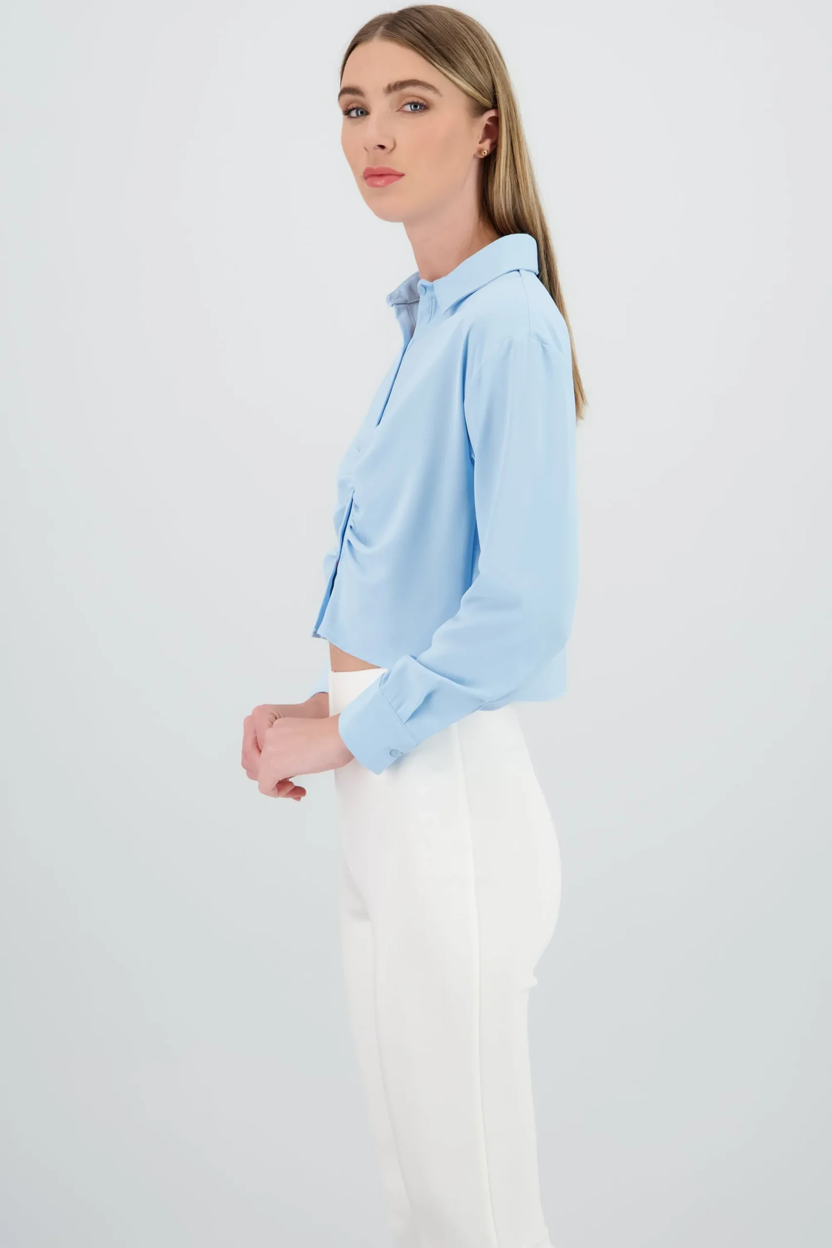 Shasa Cropped Long Sleeve Shirt