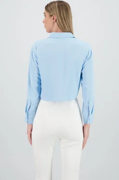 Shasa Cropped Long Sleeve Shirt