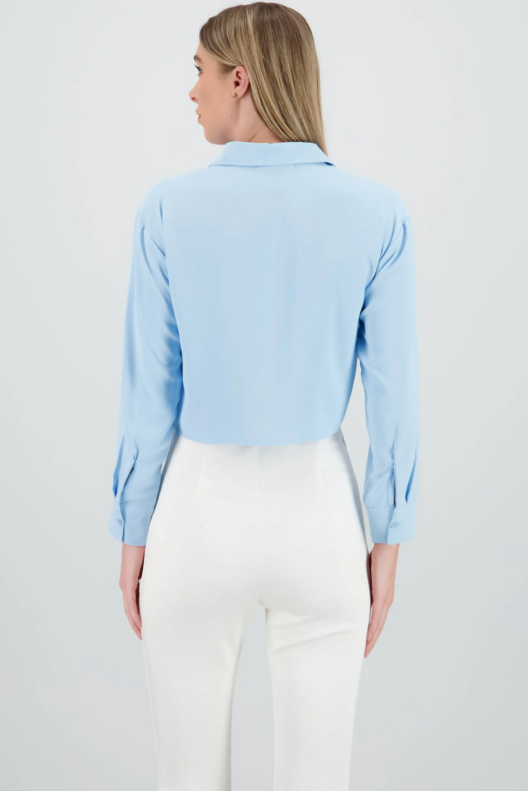 Shasa Cropped Long Sleeve Shirt