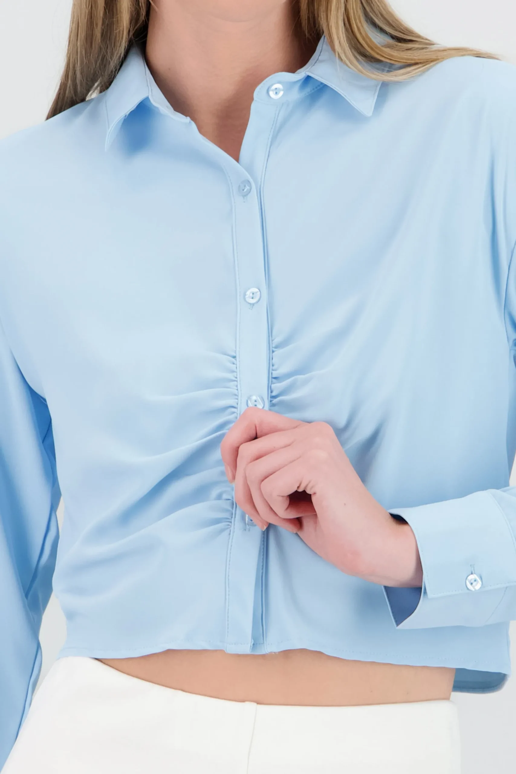 Shasa Cropped Long Sleeve Shirt
