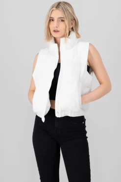 Shasa Cropped Puffer Vest