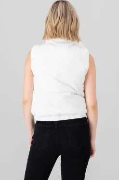 Shasa Cropped Puffer Vest