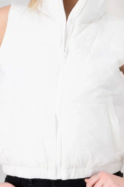 Shasa Cropped Puffer Vest