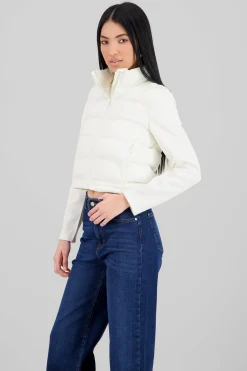 Shasa Cropped Quilted Jacket