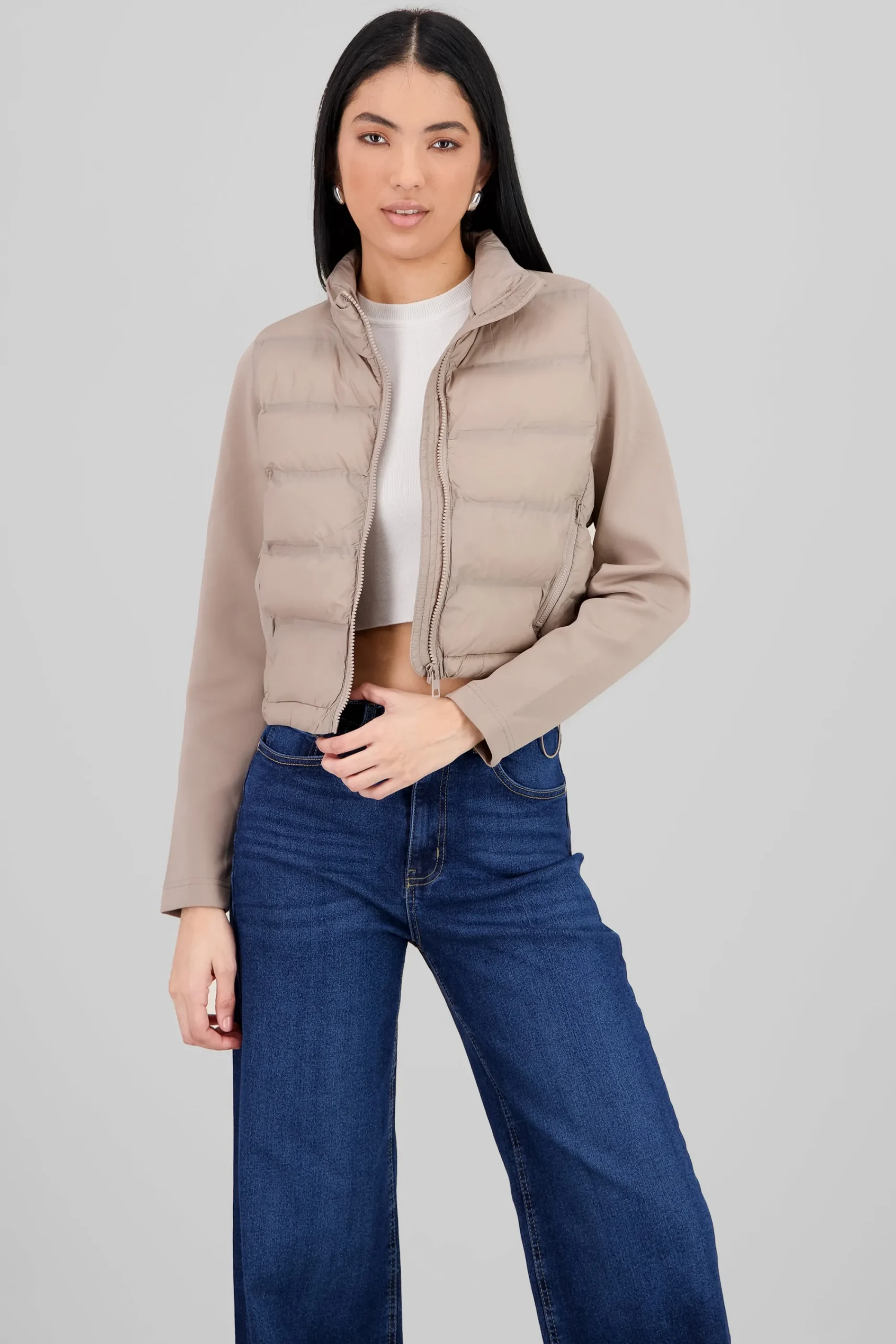 Shasa Cropped Quilted Jacket