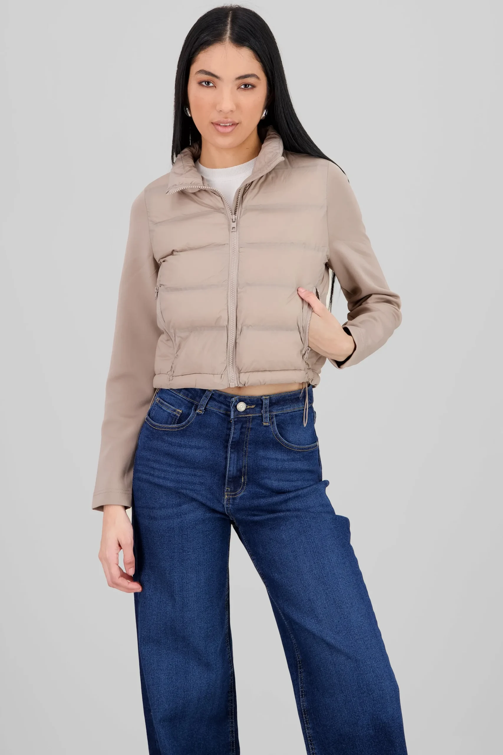 Shasa Cropped Quilted Jacket