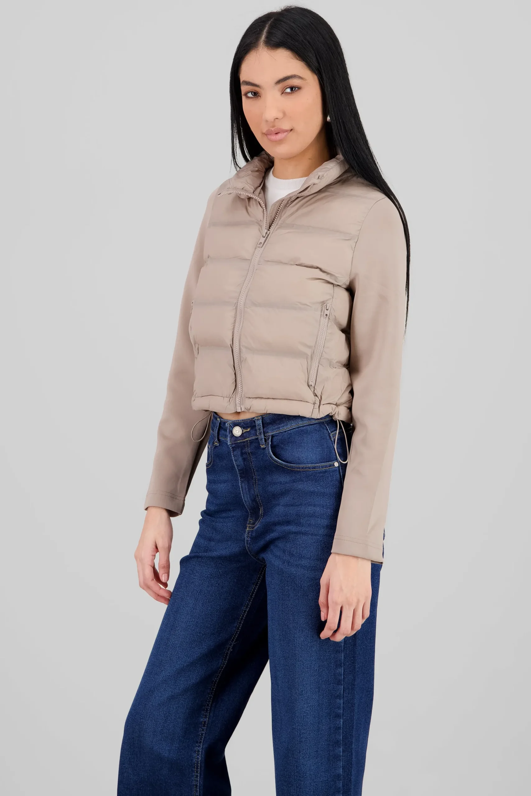 Shasa Cropped Quilted Jacket
