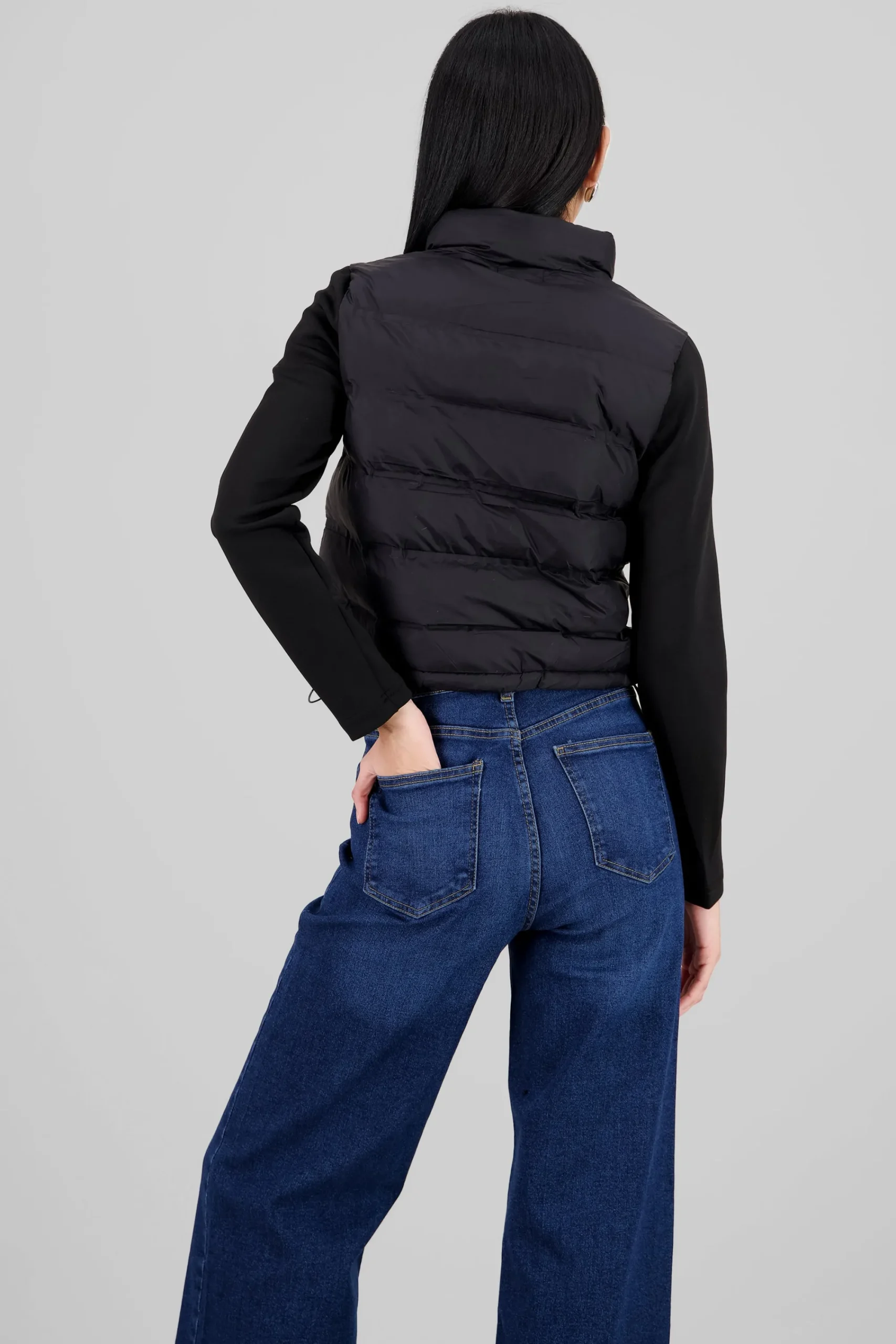 Shasa Cropped Quilted Jacket
