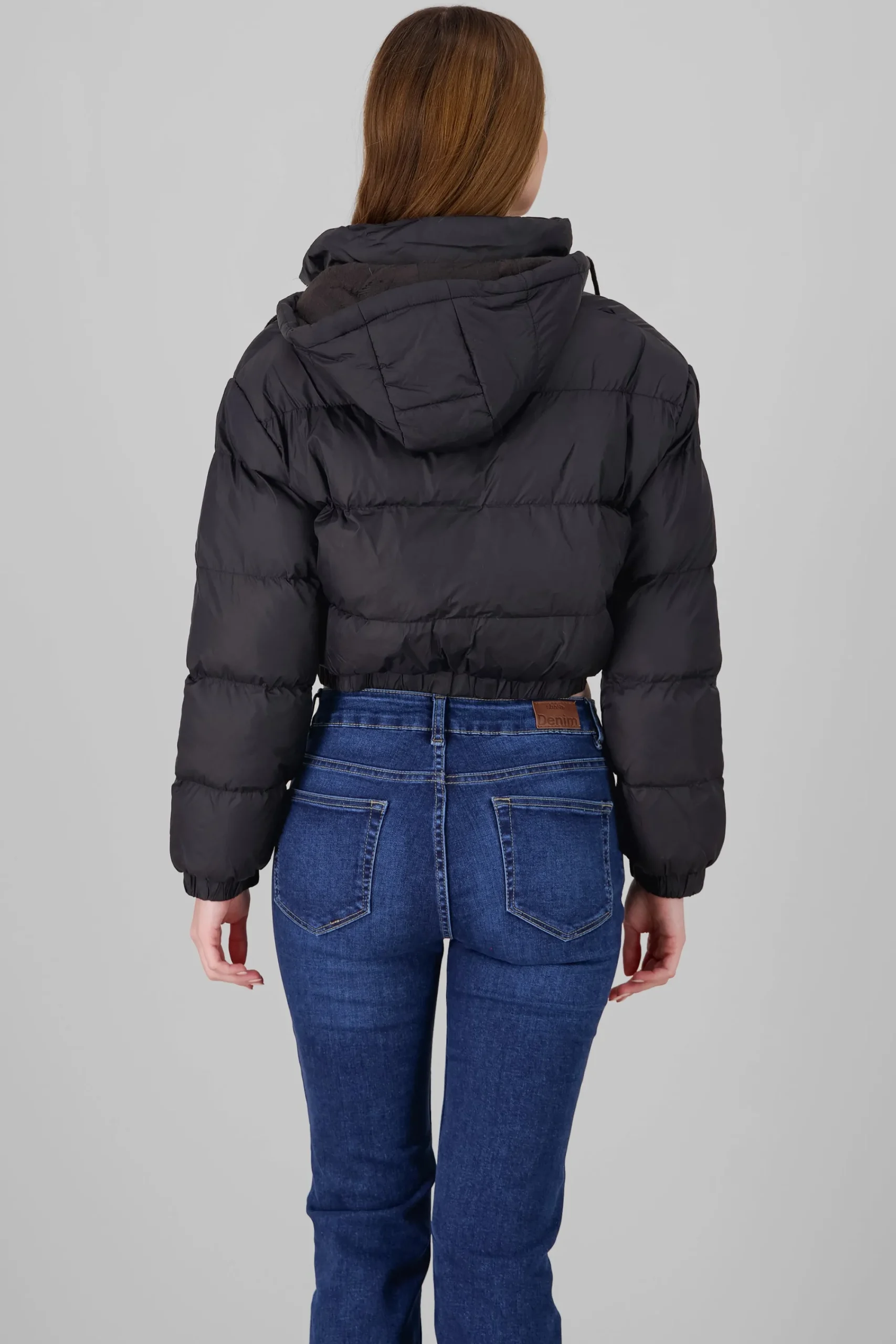 Shasa Cropped quilted puffer jacket