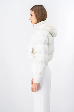 Shasa Cropped quilted puffer jacket