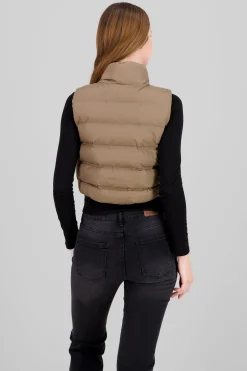 Shasa Cropped Quilted Vest