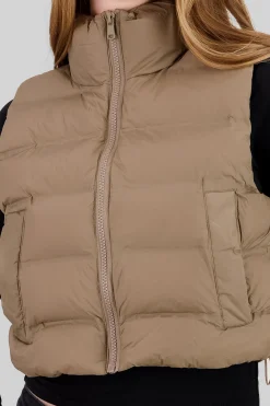 Shasa Cropped Quilted Vest
