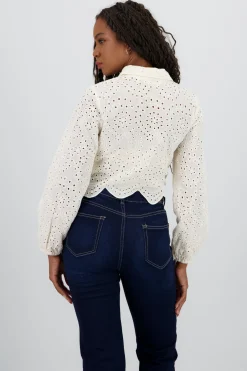Shasa Cropped Shirt with Details