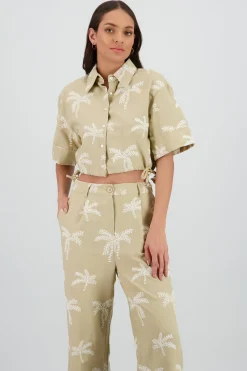 Shasa Cropped Short Sleeve Shirt