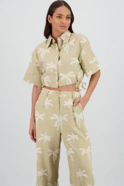 Shasa Cropped Short Sleeve Shirt