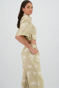 Shasa Cropped Short Sleeve Shirt