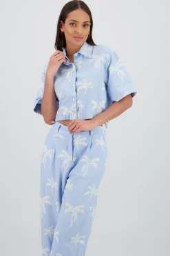 Shasa Cropped Short Sleeve Shirt