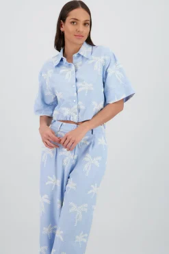 Shasa Cropped Short Sleeve Shirt