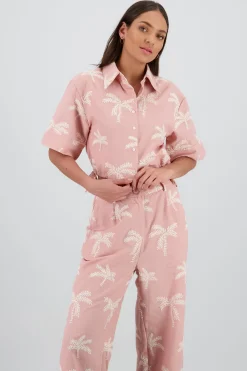 Shasa Cropped Short Sleeve Shirt