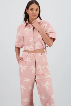 Shasa Cropped Short Sleeve Shirt