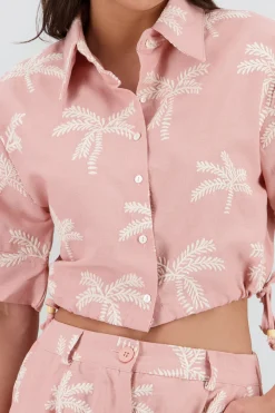 Shasa Cropped Short Sleeve Shirt