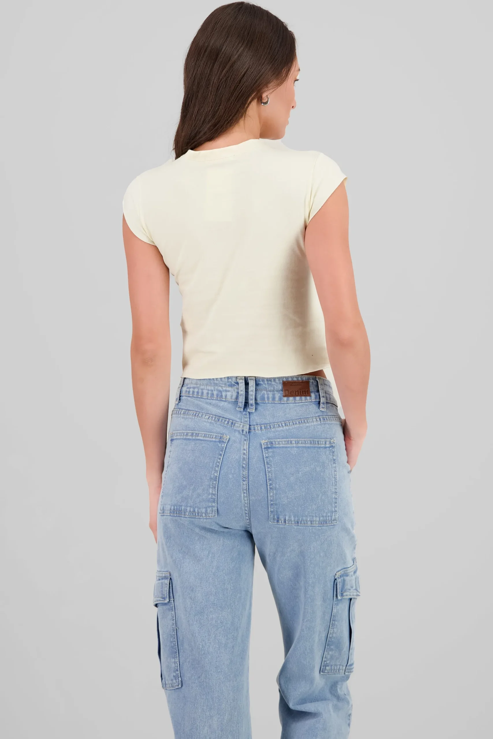 Shasa Cropped Star Number T Shirt