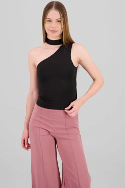 Shasa Cropped Top With Scarf