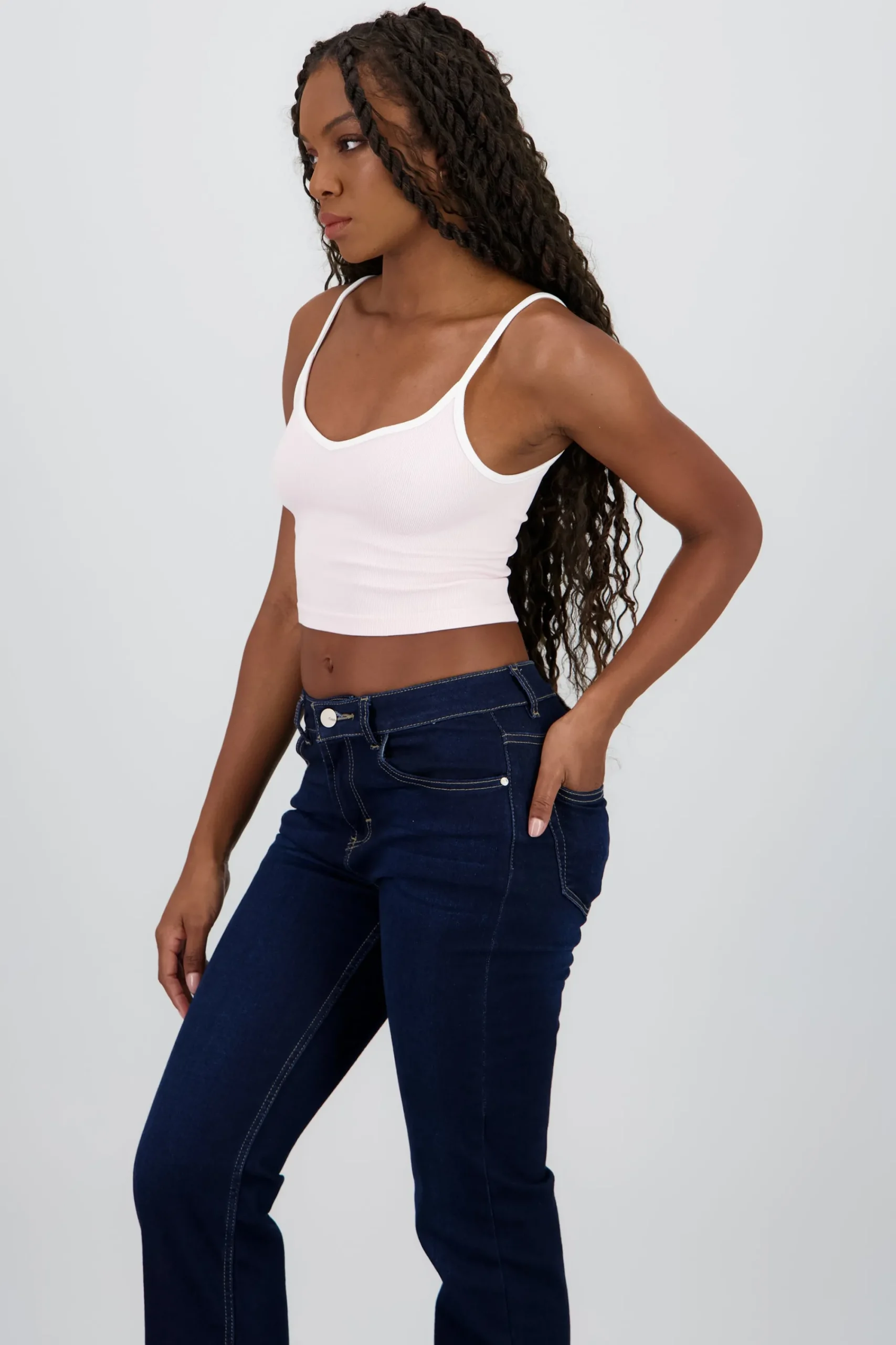 Shasa Cropped Top with Straps