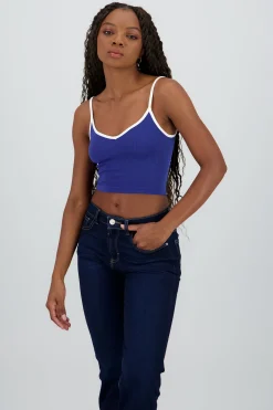 Shasa Cropped Top with Straps