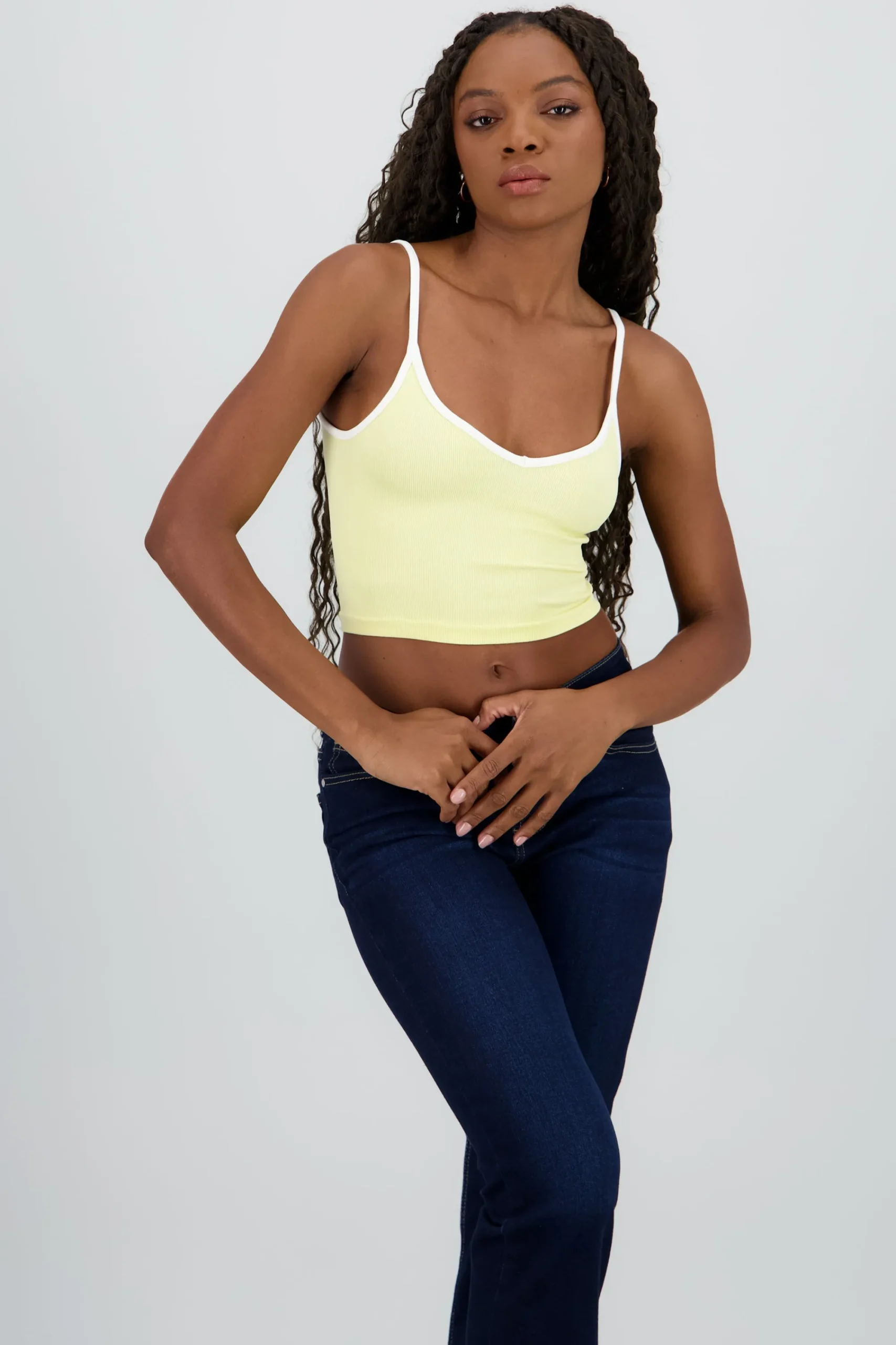 Shasa Cropped Top with Straps