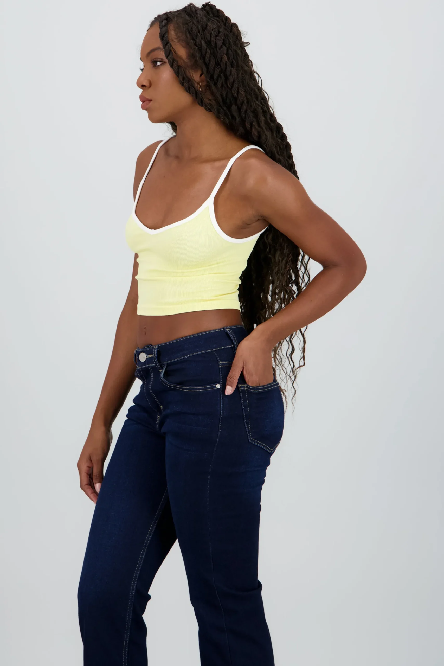 Shasa Cropped Top with Straps