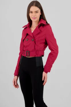 Shasa Cropped Trench Coat