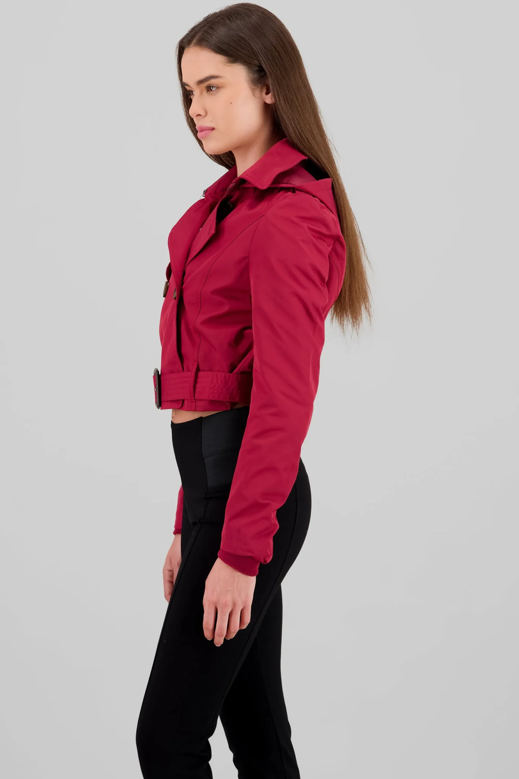 Shasa Cropped Trench Coat