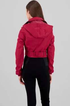 Shasa Cropped Trench Coat