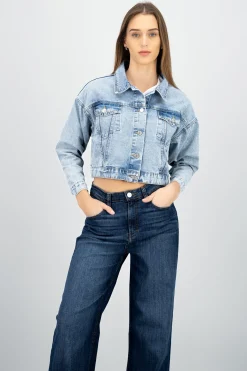 Shasa Cropped Trucker Jacket