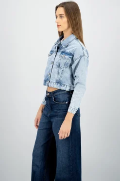 Shasa Cropped Trucker Jacket