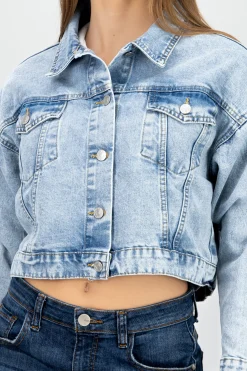 Shasa Cropped Trucker Jacket