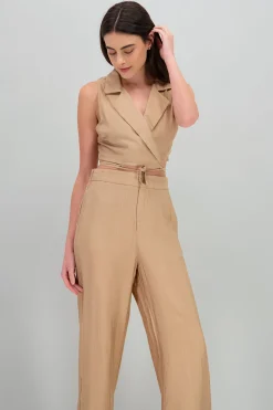 Shasa Cropped Vest with Tie Detail