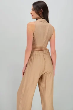 Shasa Cropped Vest with Tie Detail