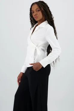Shasa Cross Blouse