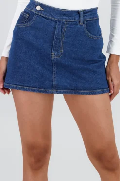 Shasa Cross Button Tube Skort