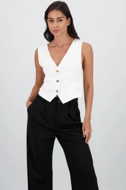 Shasa Cross Solid Vest