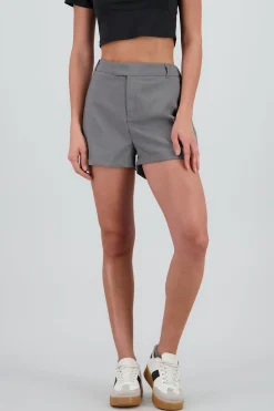 Shasa Crossover Waistband Mini Shorts