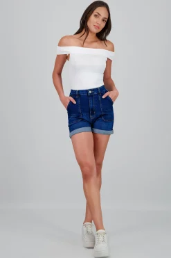 Shasa Cuffed Pocket Shorts