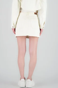 Shasa Cut Details Mini Skirt