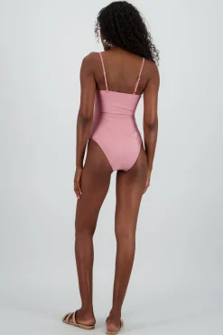 Shasa Cut Out Swimsuits with Ring Detail