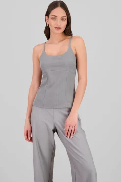 Shasa Cutout Detail Strappy Blouse
